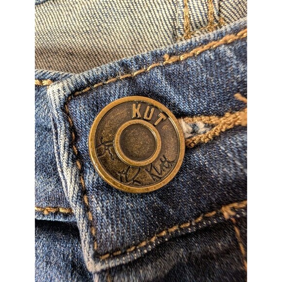 Kut from the Kloth Women's 10 Carlo Ankle Skinny Jeans Light Medium Wash - Picture 5 of 13